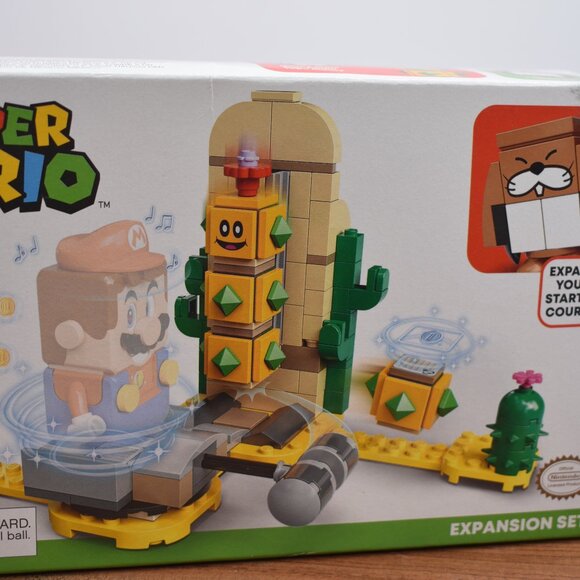 Lego 71363 Desert Pokey 180 Pieces Super Mario Expansion Set Retired New Sealed - Picture 7 of 8